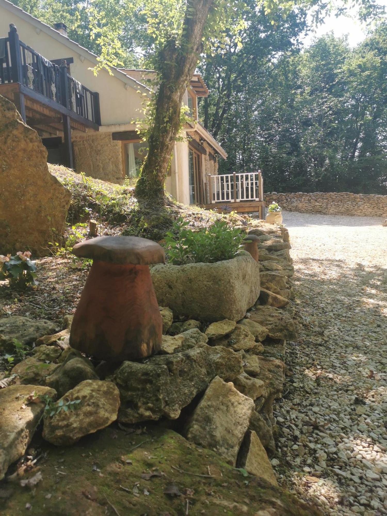 La Borie Du Bois Sarlat Panzió Saint-Andre-d'Allas Kültér fotó